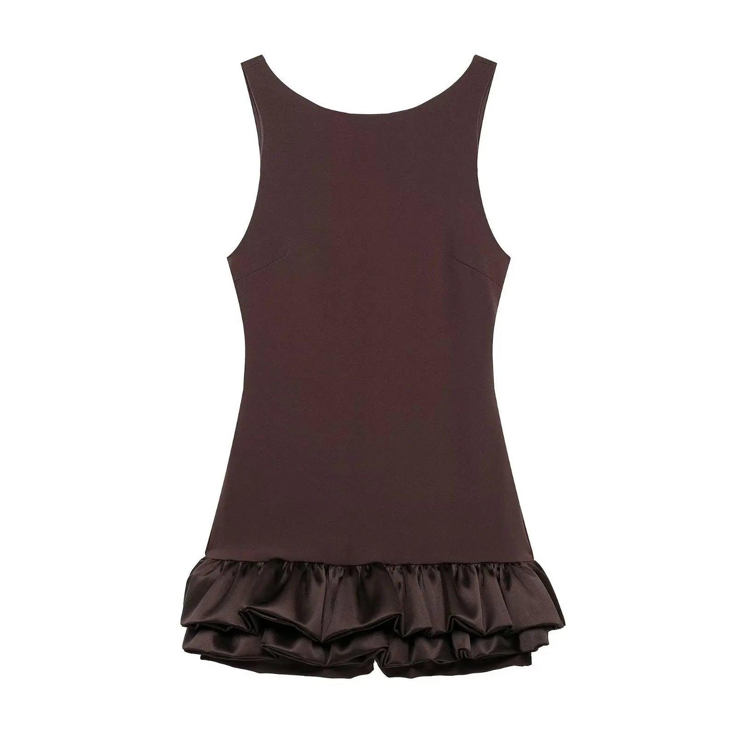 Robe Sans Manches à Volants Lune™