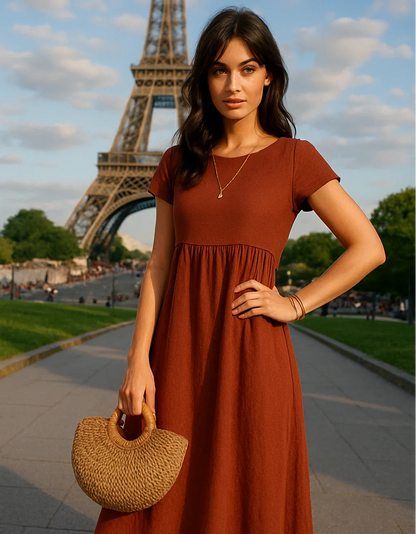 Robe en Lin Élégante