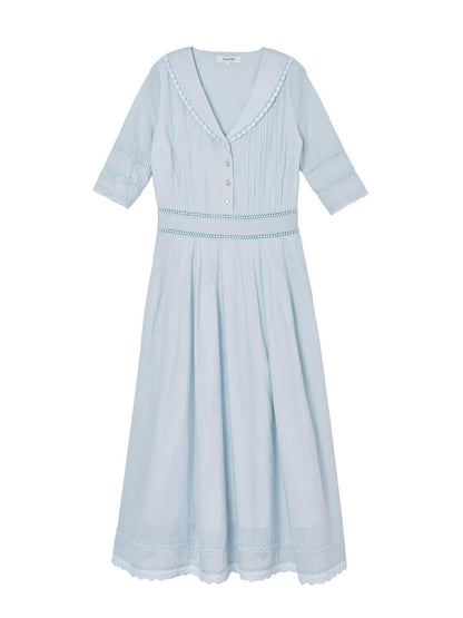 Robe Midi Paysanne 100% Coton