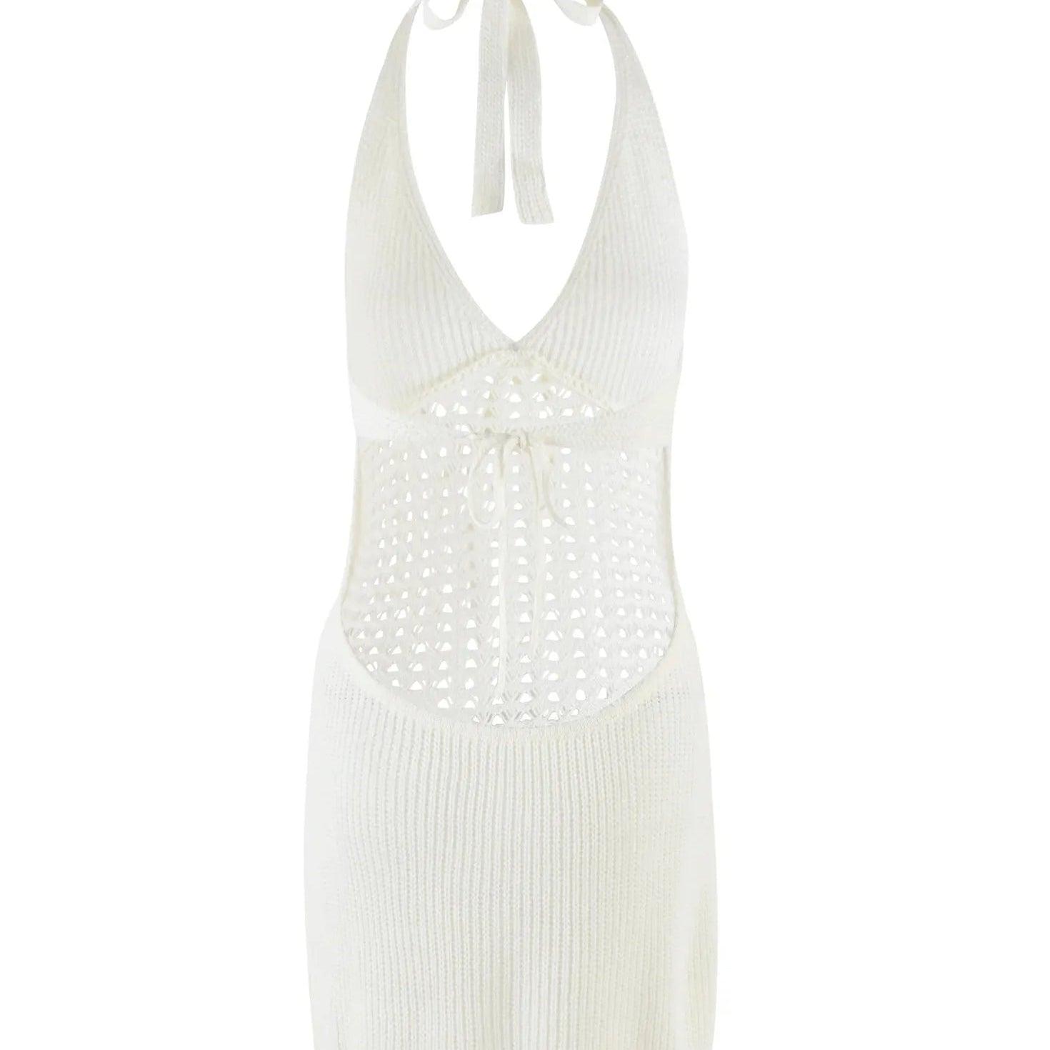 Robe De Tricot Au Crochet Printanière Pour Femme