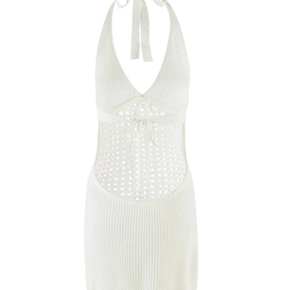 Robe De Tricot Au Crochet Printanière Pour Femme