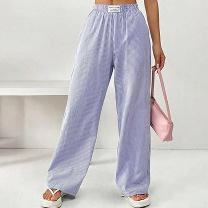 Pantalon Rayé Lune Pour Femme