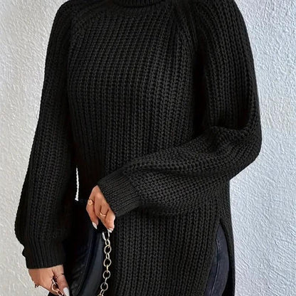 Pull Femme Col Roulé en Laine